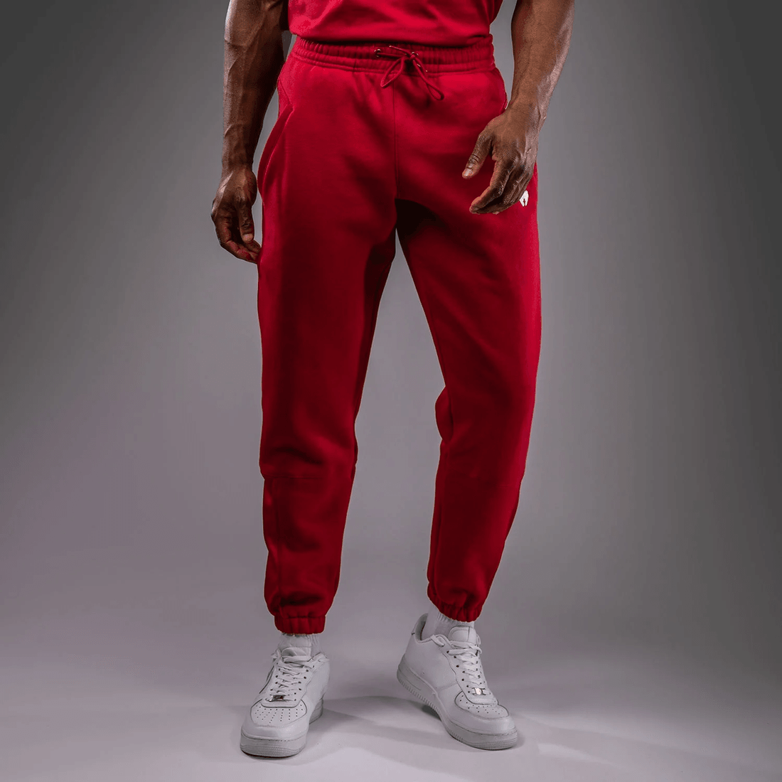 Venum Silent Power Joggers - Cherry Red