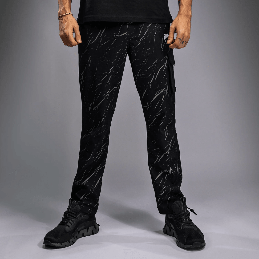 Venum Trooper Men's Tracksuit Pants - Black/Stone Sand