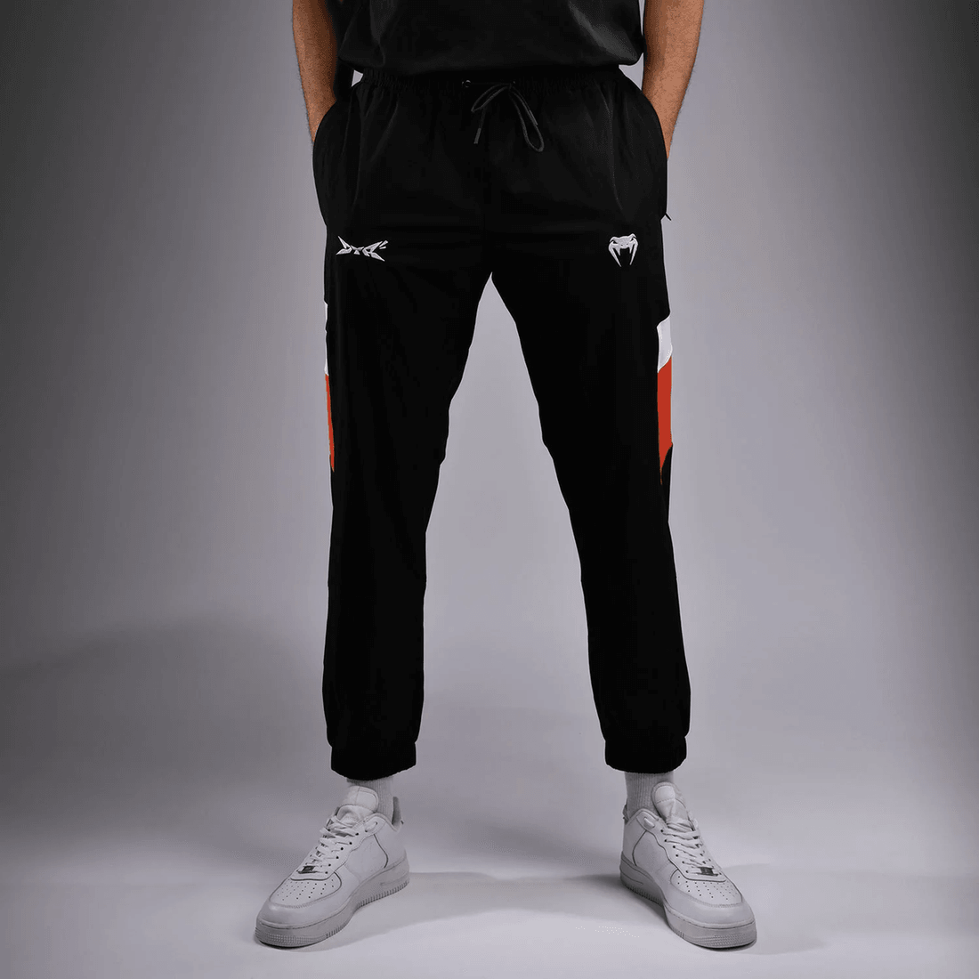 Venum x DTR Fight Attack 90 Tracksuit Pants - Black/Orange