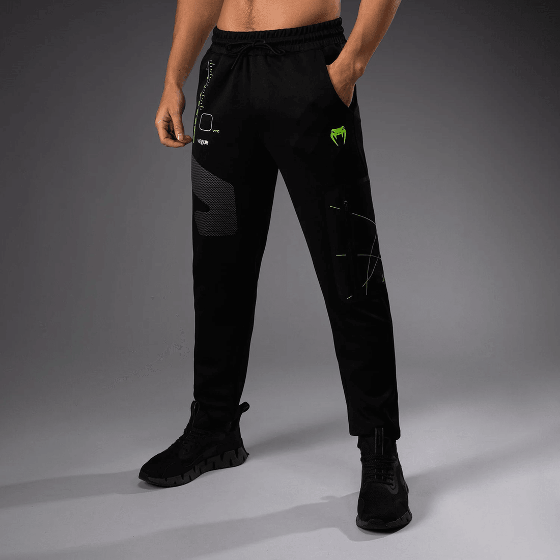 Venum Training Camp 4.0 Jogger - Black/Neon Green