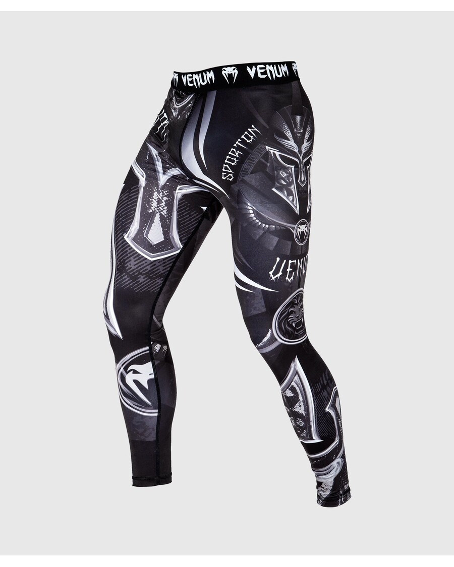 Kompresní Punčochové Kalhoty Venum Gladiator 3.0 - černo/bílé