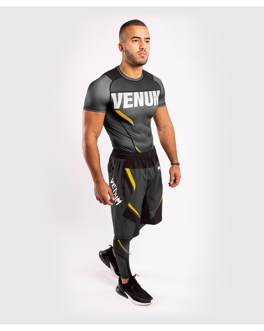 Kompresijske Hlačne Nogavice Venum One Fc Impact - Sivo/rumene