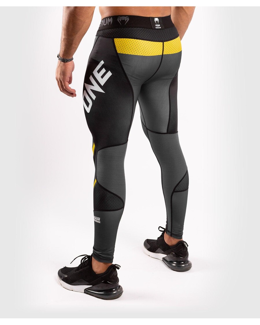 Kompresijske Hlačne Nogavice Venum One Fc Impact - Sivo/rumene