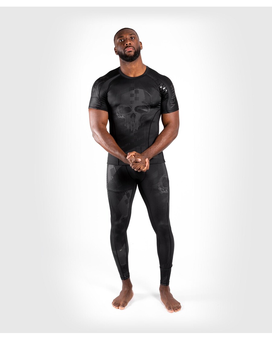 Kompresívne Pančuchové Nohavice Venum Lebky - čierno/čierne