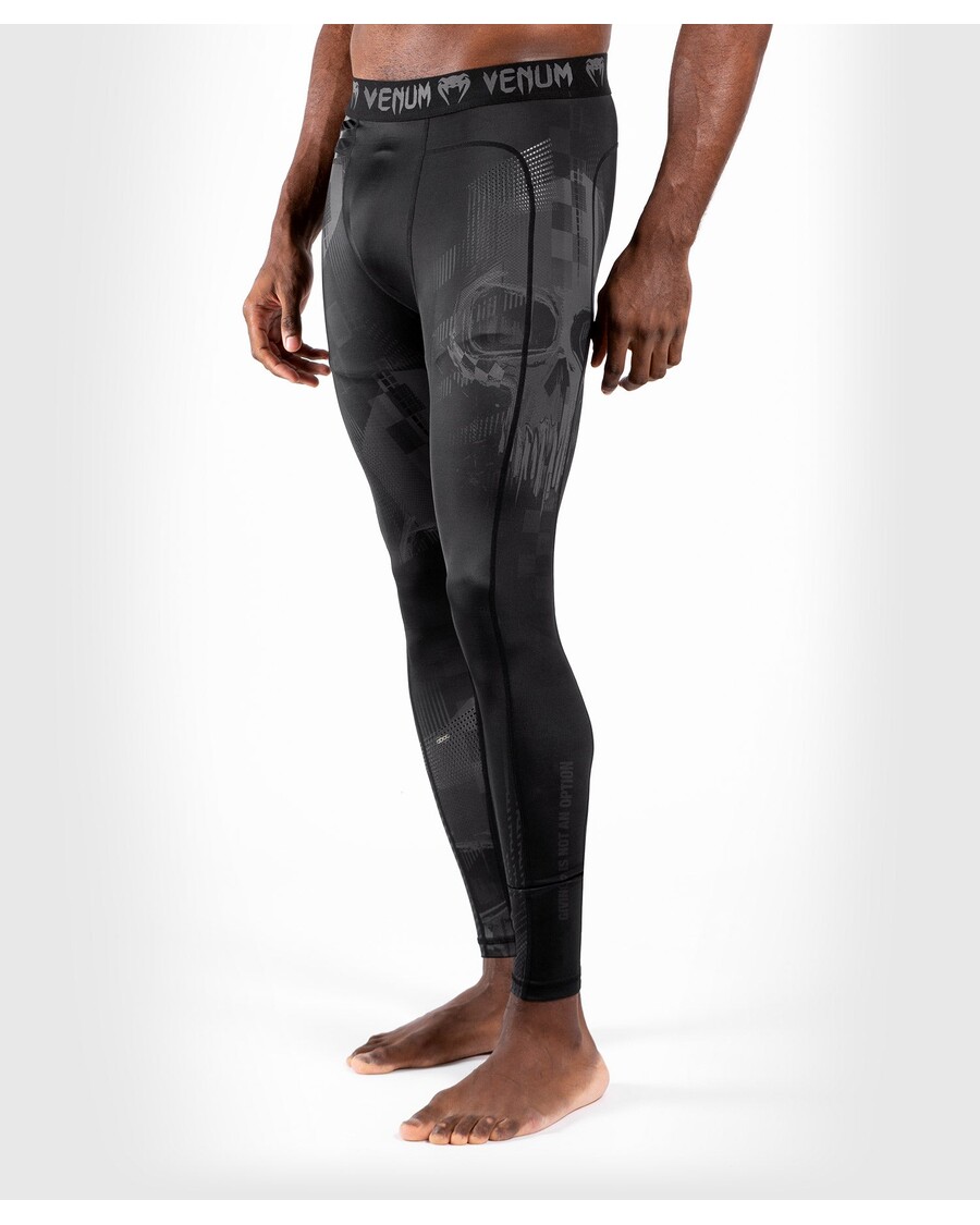 Kompresívne Pančuchové Nohavice Venum Lebky - čierno/čierne