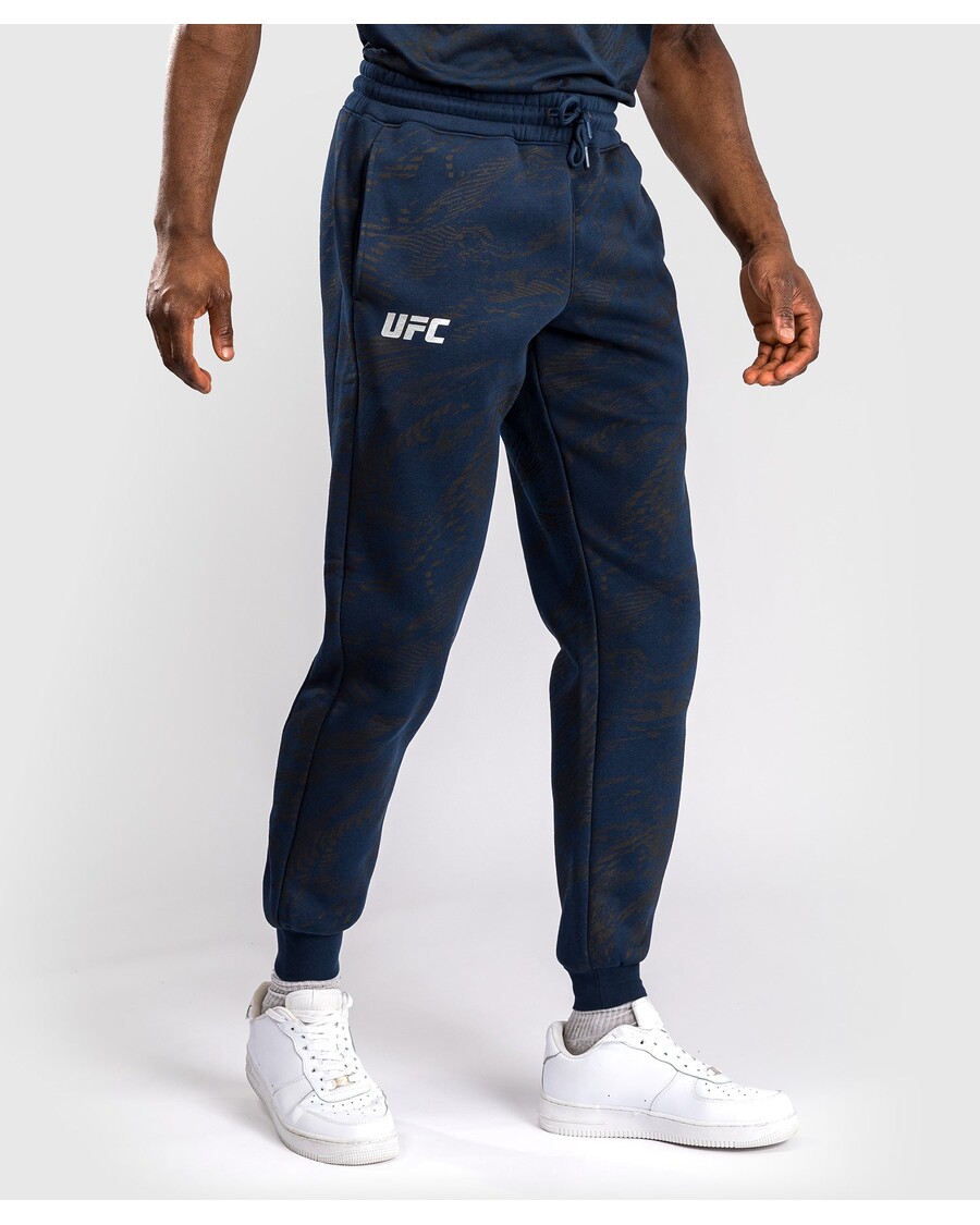 Pánské Bavlněné Kalhoty Ufc Fusion By Venum Fight Week - Oceánská Modrá