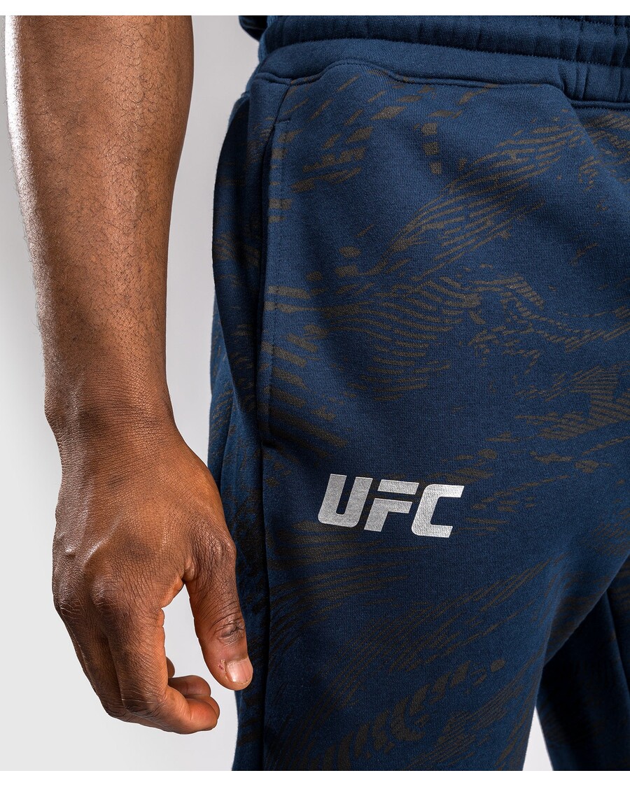 Pánské Bavlněné Kalhoty Ufc Fusion By Venum Fight Week - Oceánská Modrá