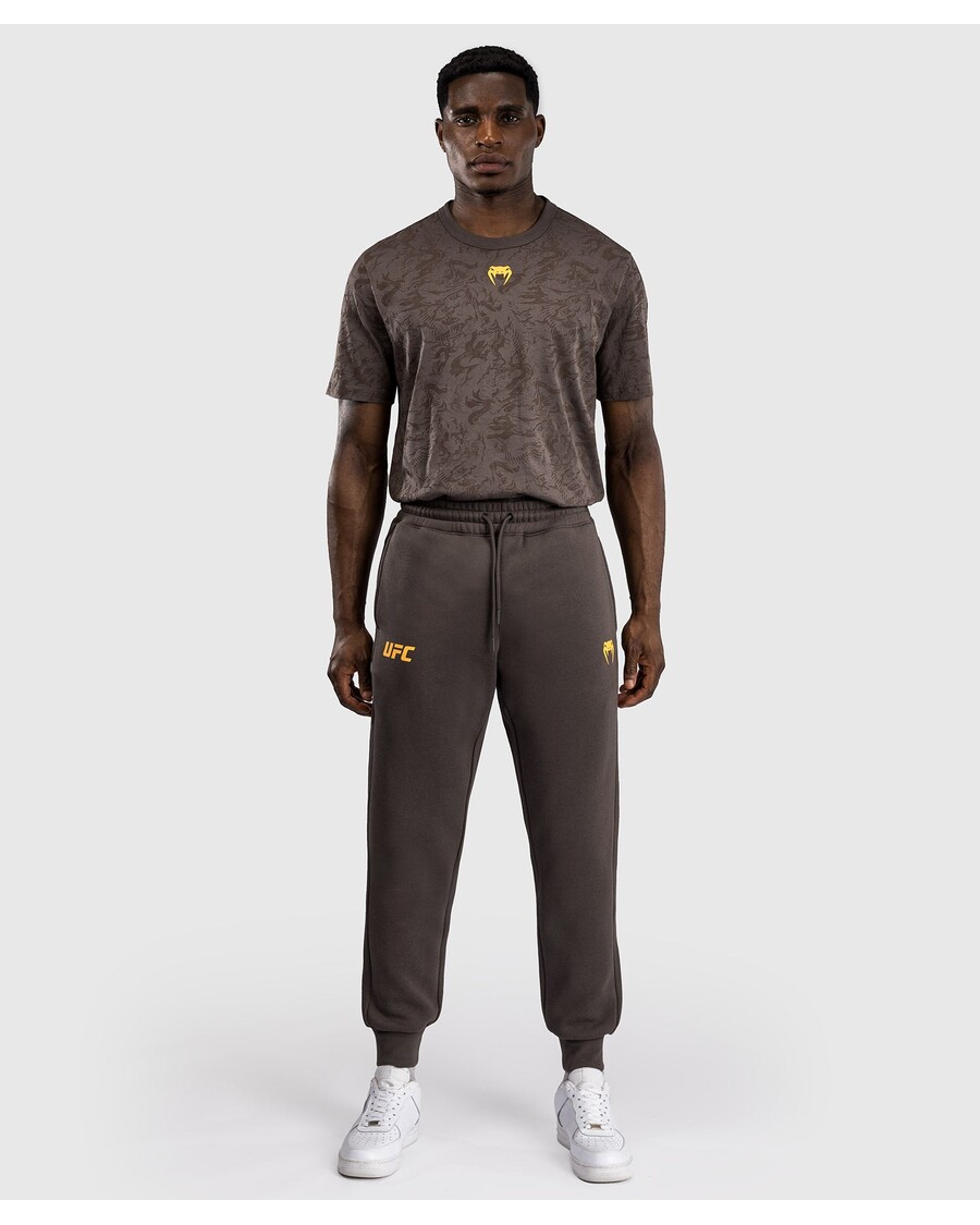 Ufc Fusion By Venum Fight Week Vīriešu Kokvilnas Bikses - Vienkrāsains Māla Brūns