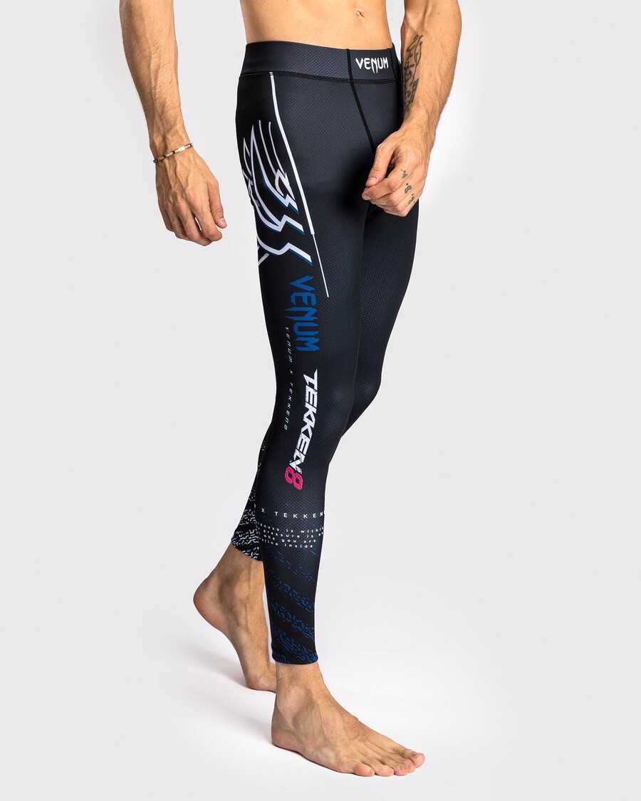 Venum X Tekken 8 - Jin Kazama Spats - Modro/črno/belo