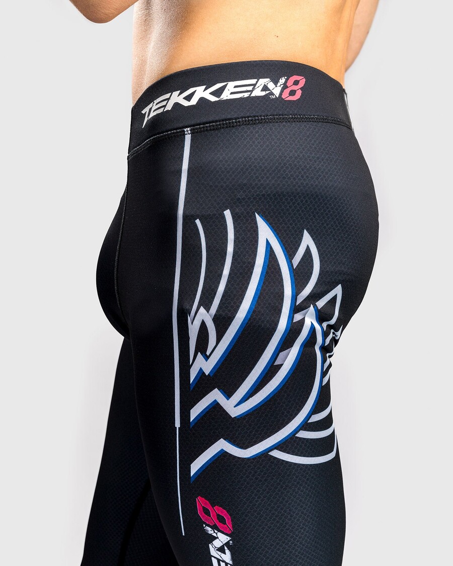 Venum X Tekken 8 - Jin Kazama Spats - Modro/črno/belo