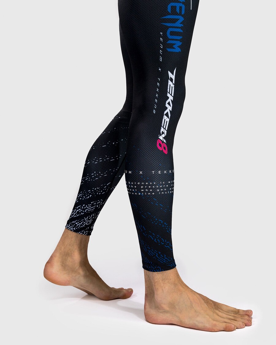 Venum X Tekken 8 - Jin Kazama Spats - Modro/črno/belo