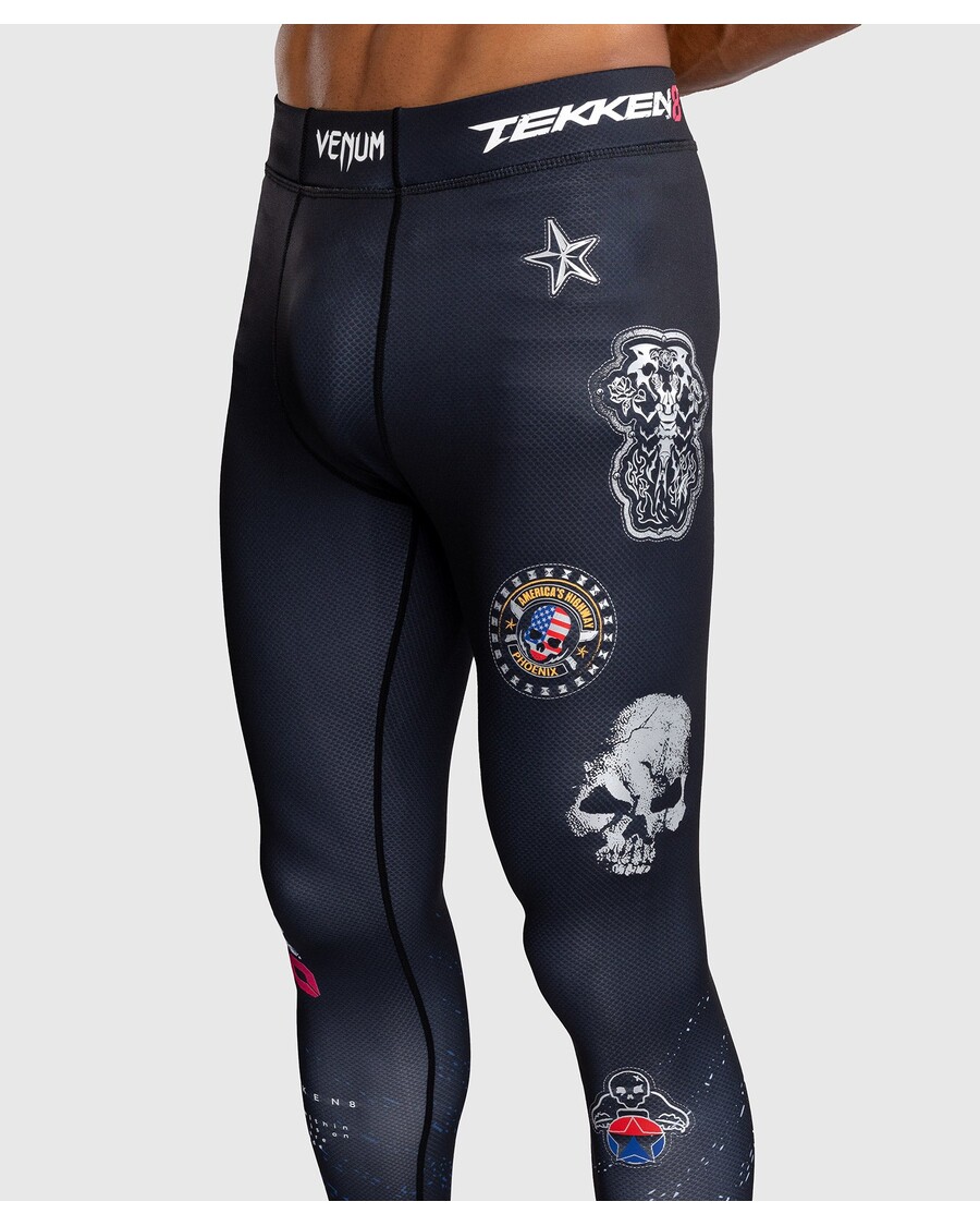 Venum X Tekken 8 - Paul Phoenix Spats - černo/modrá