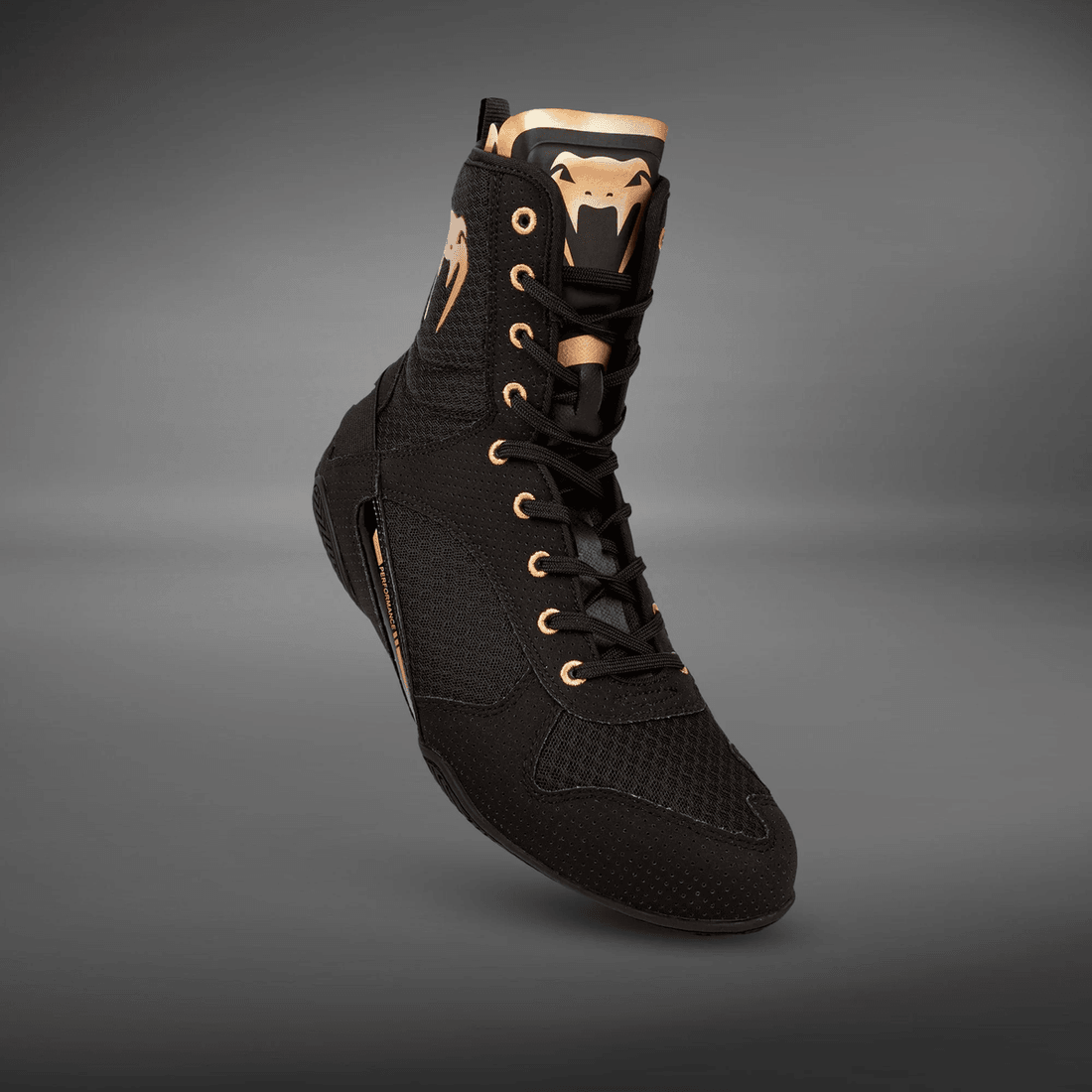 Venum Elite Boxing Shoes – Black/Bronze