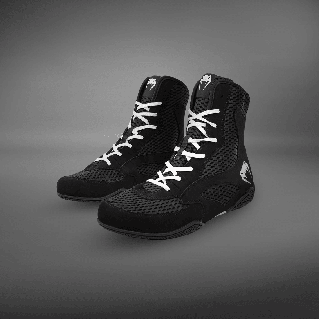 Venum Contender Boxing Shoes - Black/White