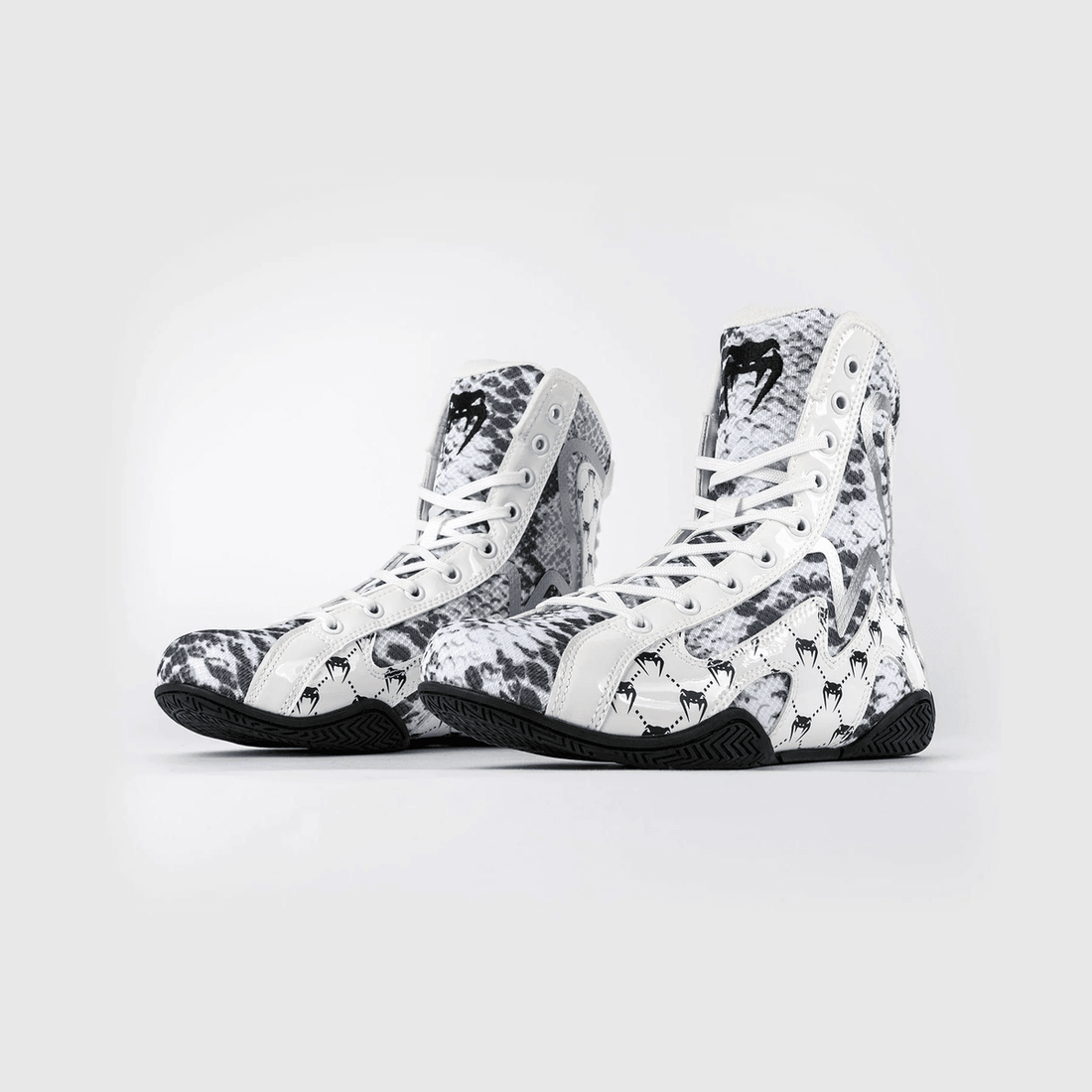 Venum White Snake Boxing Shoes for Women - White