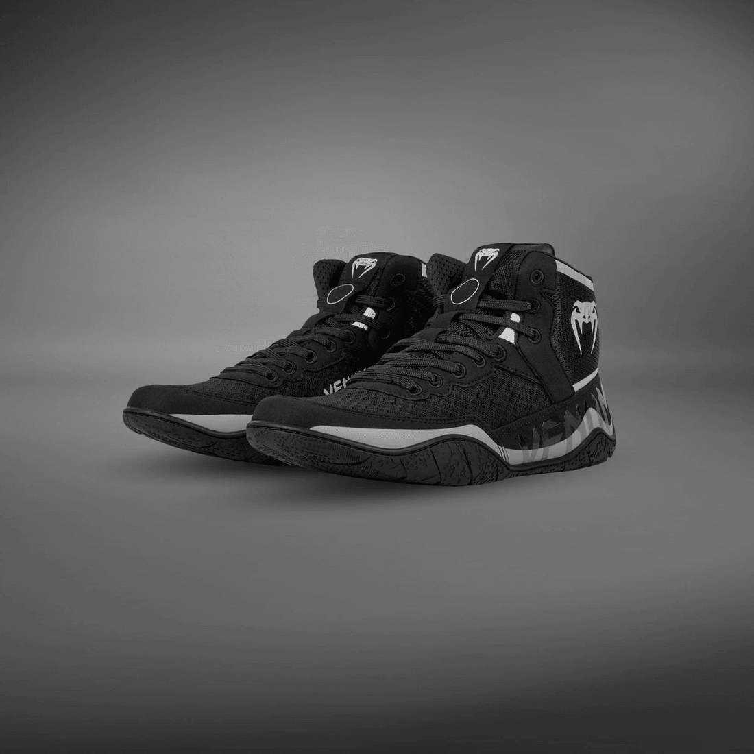 Venum Elite Wrestling Shoes - Black/Sand