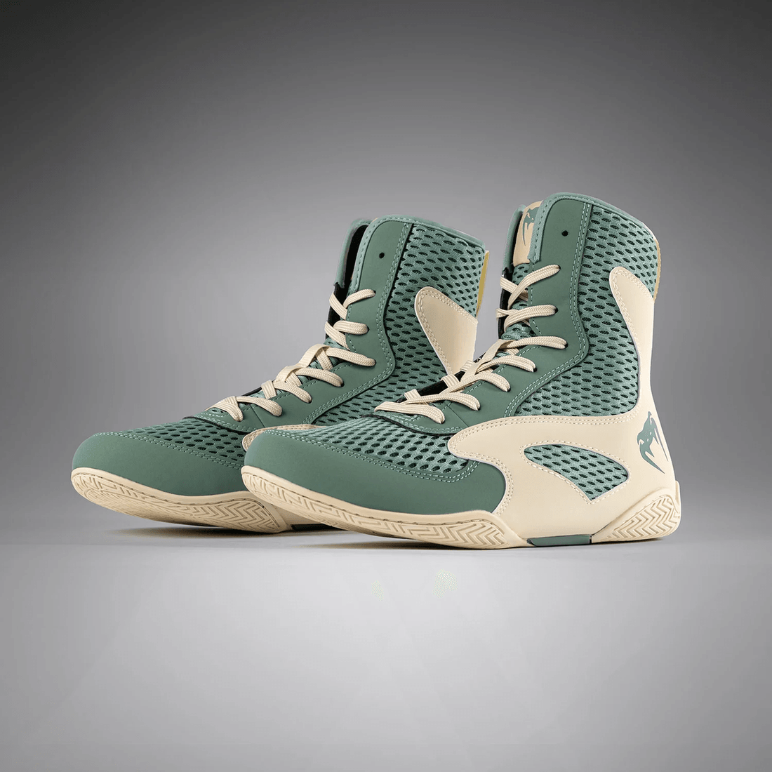 Venum Contender Boxing Shoes - Aqua Green/Ivory