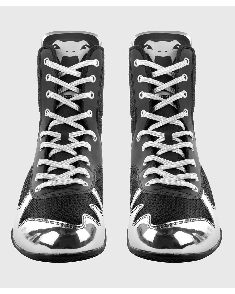 Boksarski Copati Venum Elite - črni/srebrni