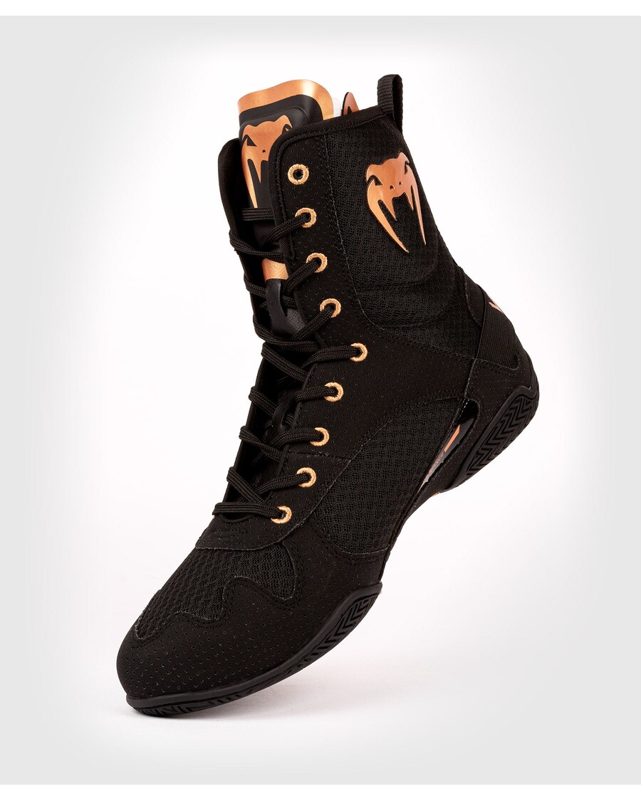 Buty Bokserskie Venum Elite – Czarno/brązowe