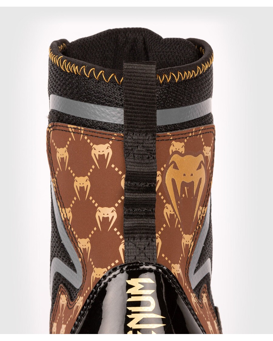 Boksarski čevlji Venum Elite Evo Monogram – črni/rjavi