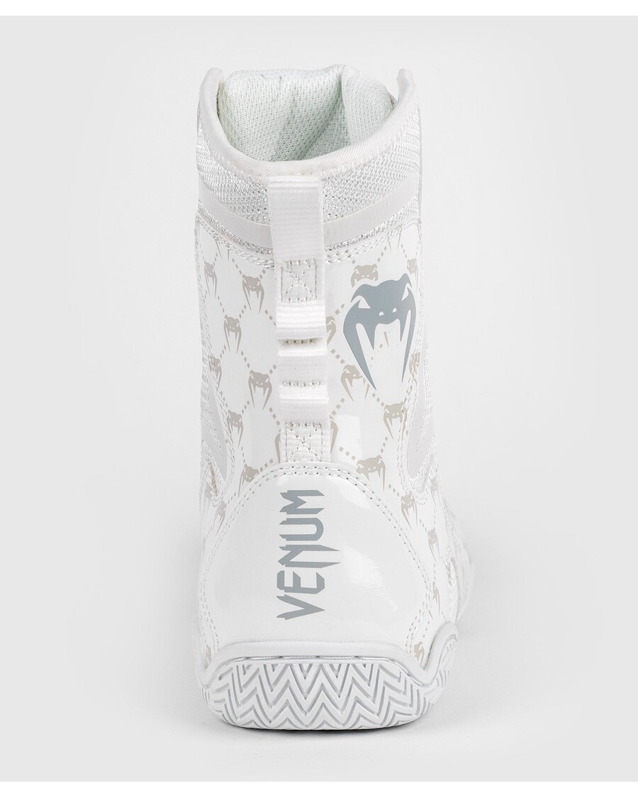 Боксерские кроссовки Venum Elite Evo Monogram - белый/кремовый