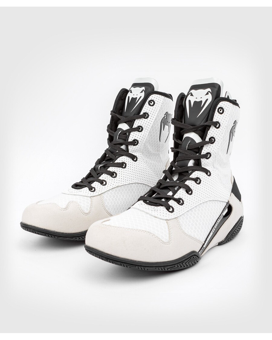 Sepatu Tinju Venum Elite - Putih/hitam