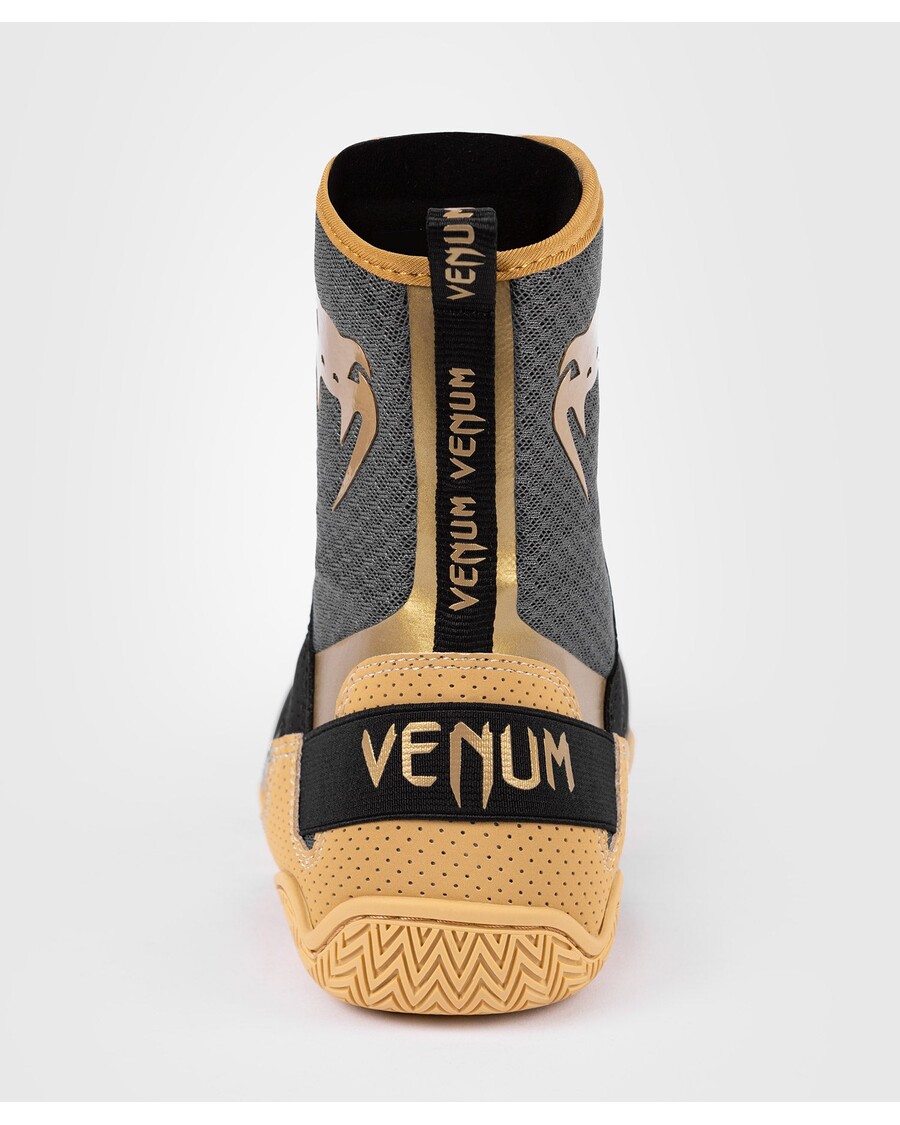 Venum Elite Boxing Shoes - Black/Beige