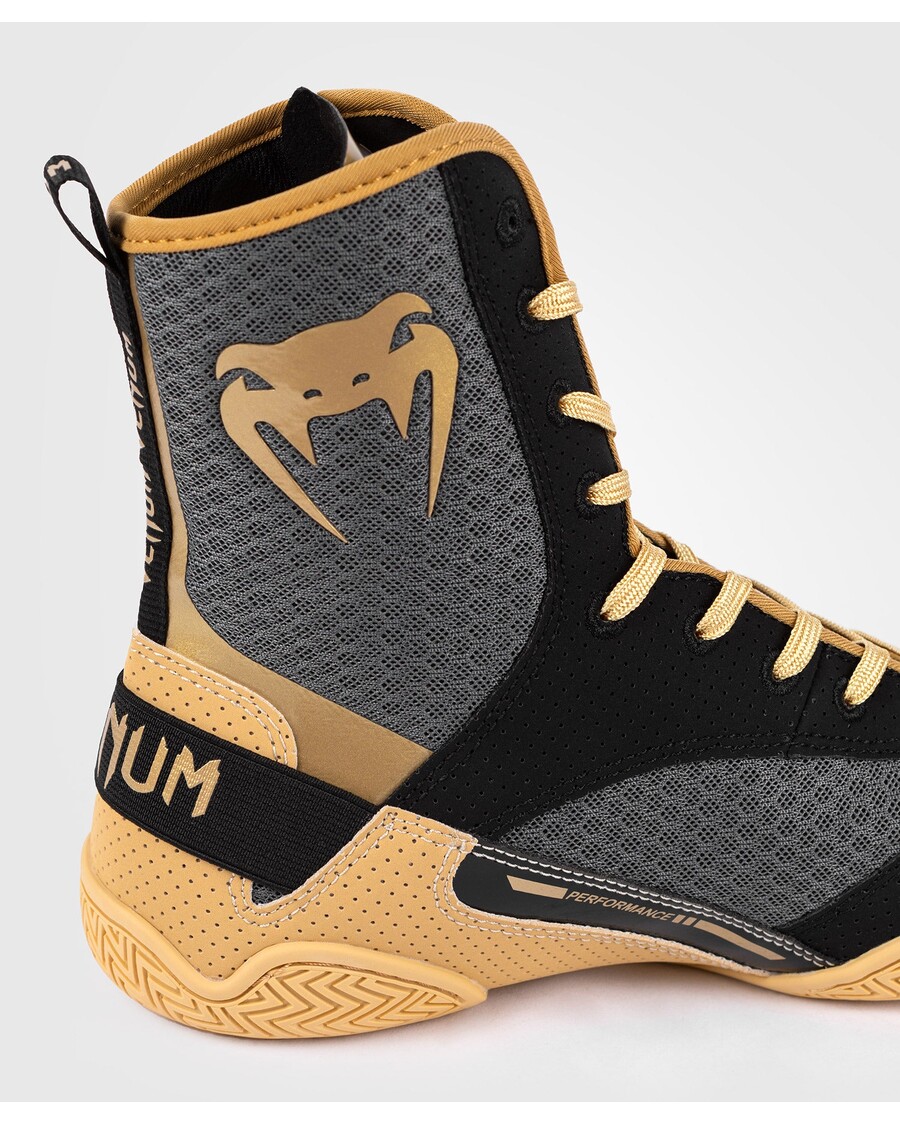 Venum Elite Boxing Shoes - Black/Beige