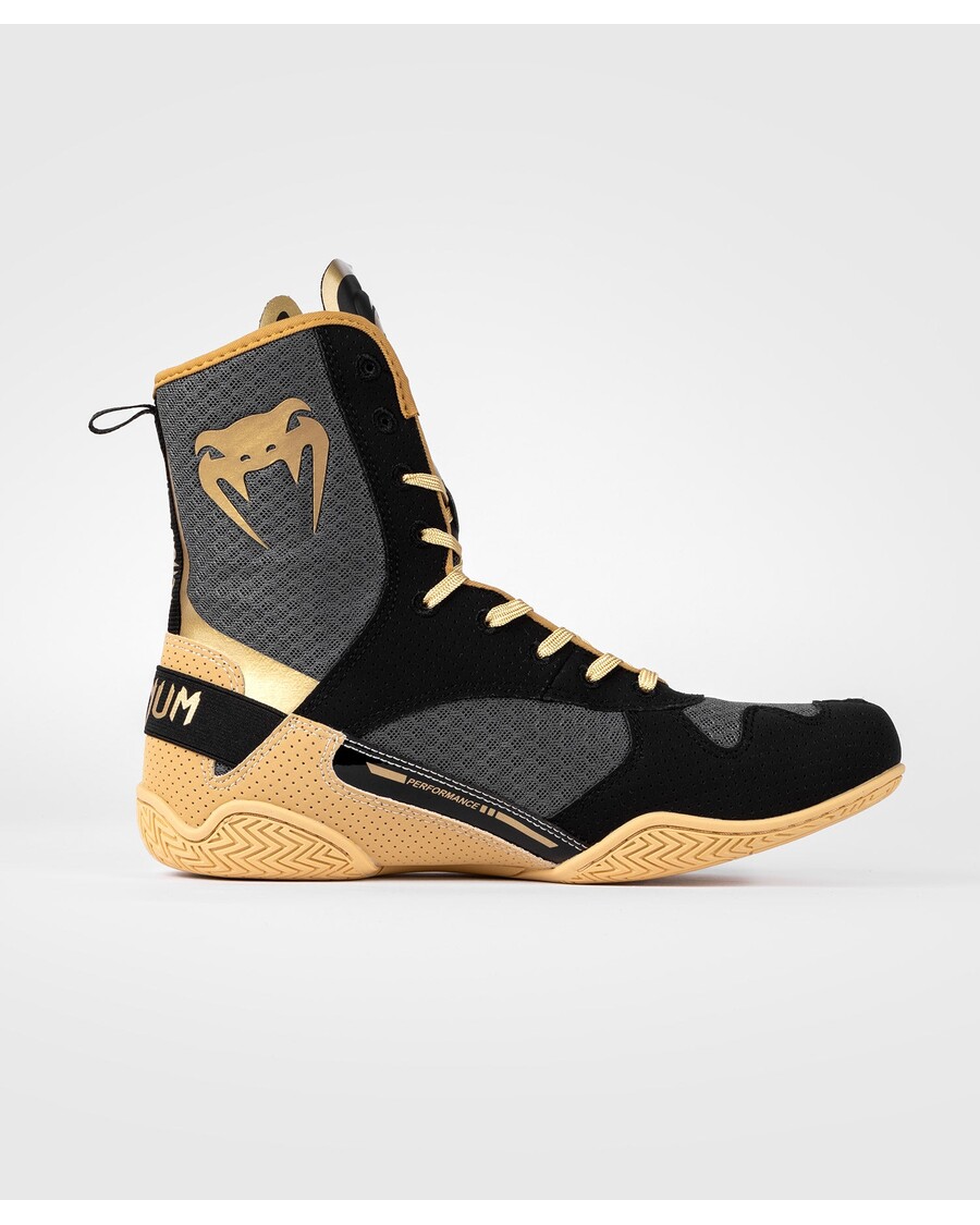 Venum Elite Boxing Shoes - Black/Beige