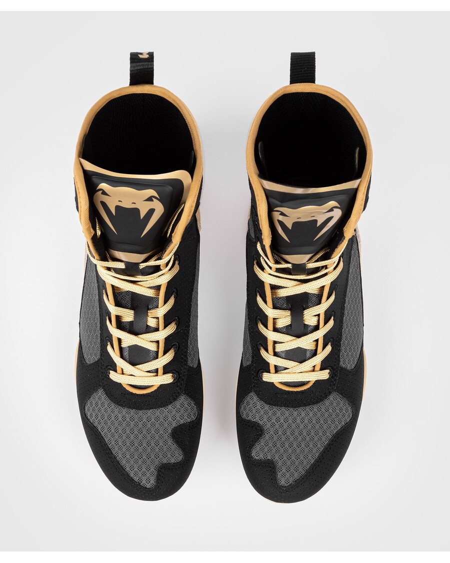 Venum Elite Boxing Shoes - Black/Beige