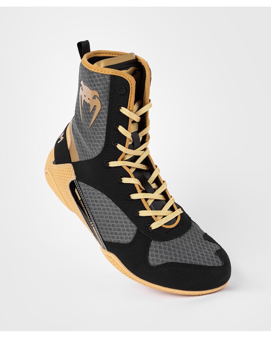 Venum Elite Boxing Shoes - Black/Beige