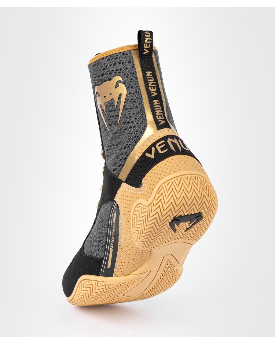 Venum Elite Boxing Shoes - Black/Beige