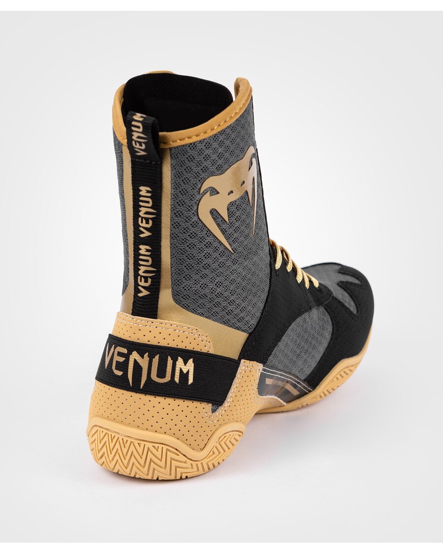 Venum Elite Boxing Shoes - Black/Beige