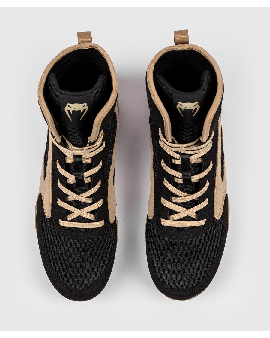 Venum コンテンダー ボクシング シューズ - ブラック/サンド