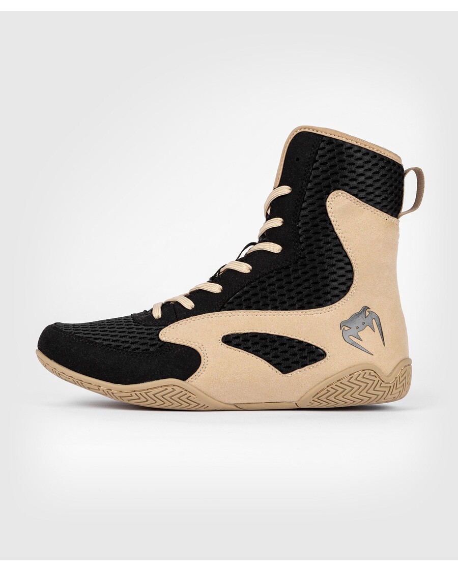 Venum コンテンダー ボクシング シューズ - ブラック/サンド