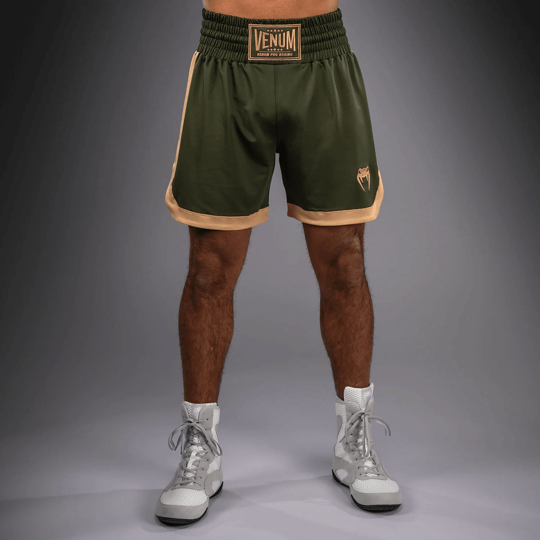 Venum Classic Boxing Shorts - Military Green/Sand