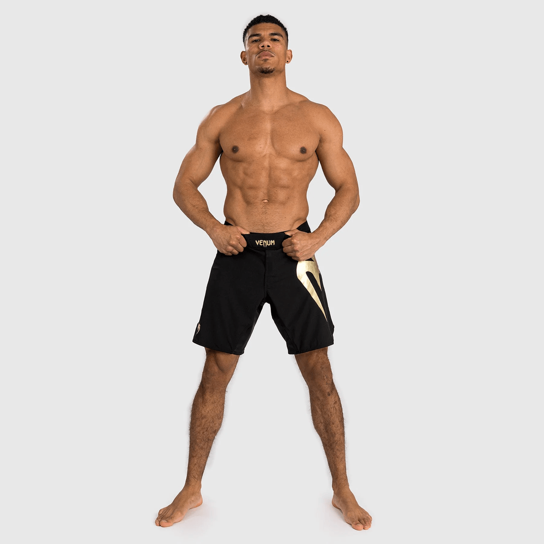 Venum Light 5.0 Fight Shorts - Black/Gold