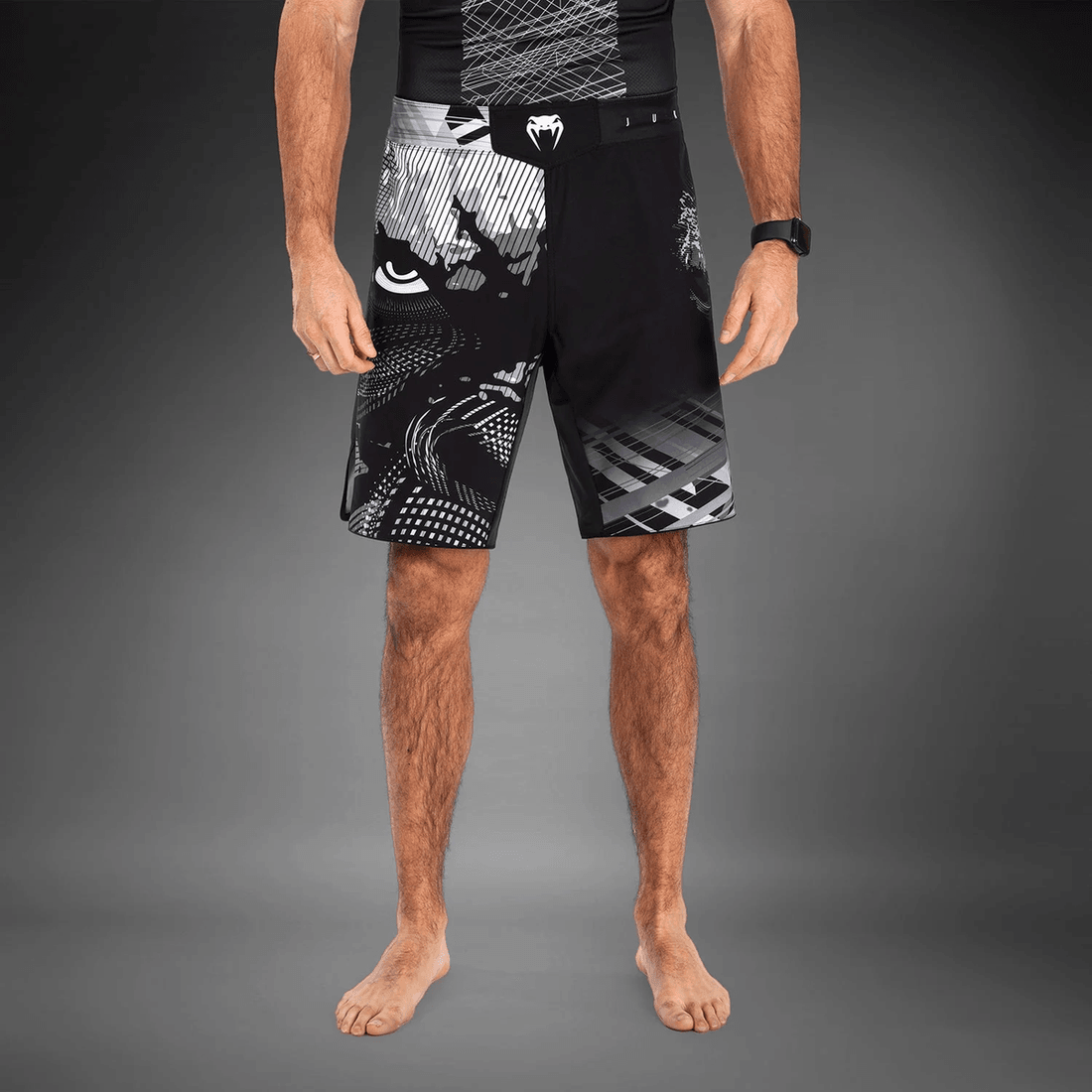Venum Gorilla Jungle Fightshort - Black/White