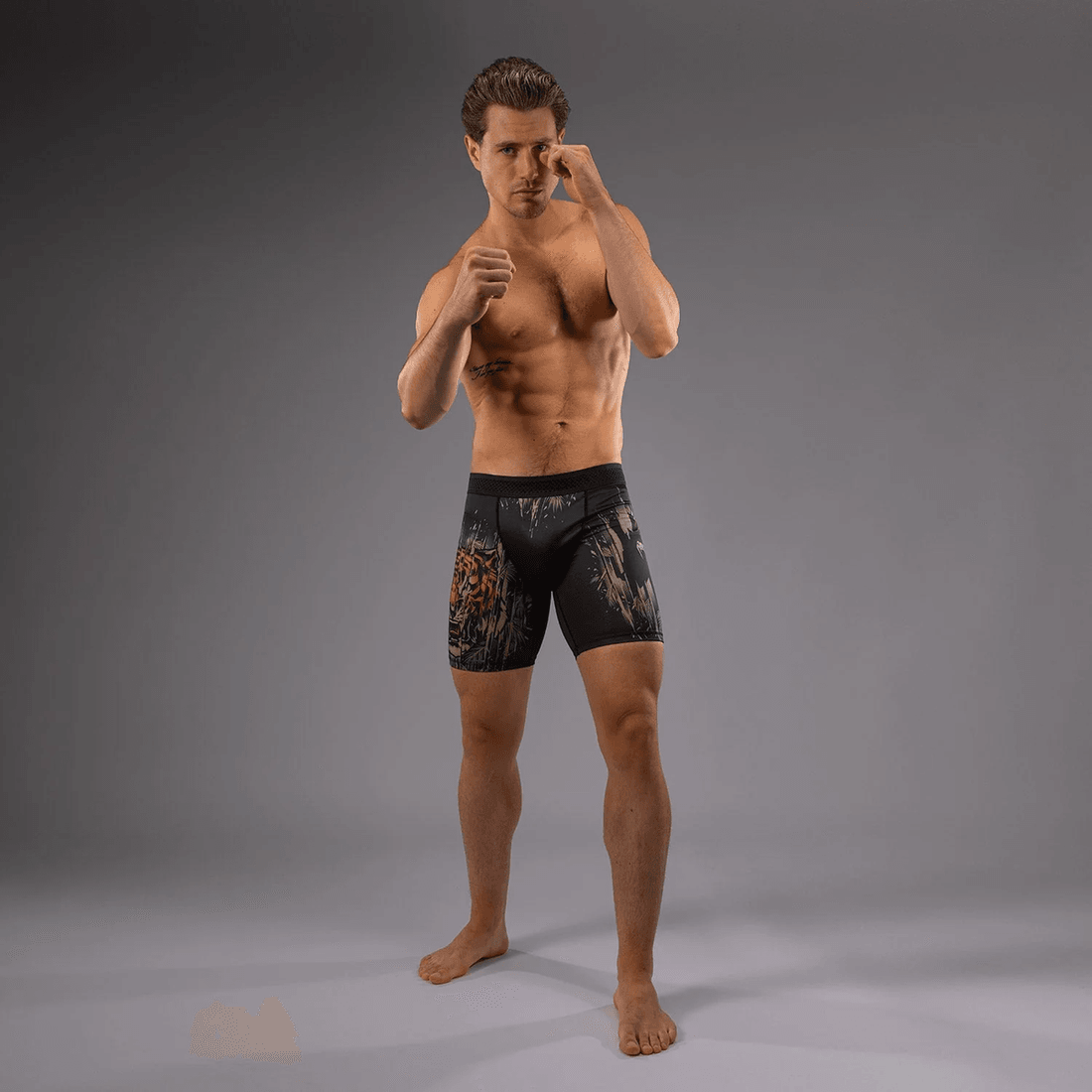 Venum Tiger Men's Vale Tudo - Black/Neon Orange