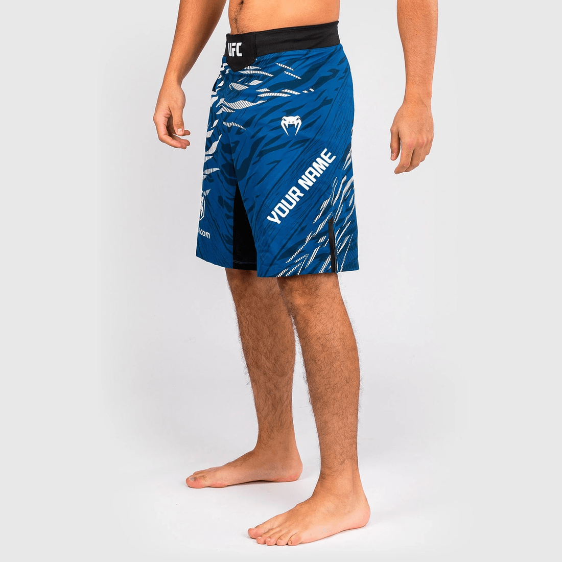 UFC Fusion by Venum Personalized Authentic Fight Night Men's Fight Short - Long Fit - Blue
