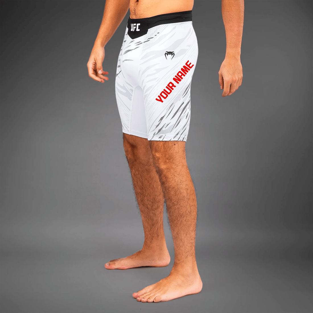 UFC Fusion by Venum Personalized Authentic Fight Night Men’s Vale Tudo Short - White
