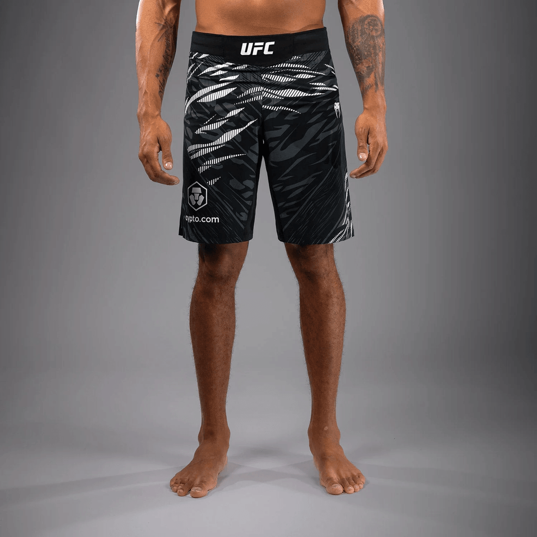 UFC Fusion by Venum Authentic Fight Night Men’s Fight Short - Long Fit - Black