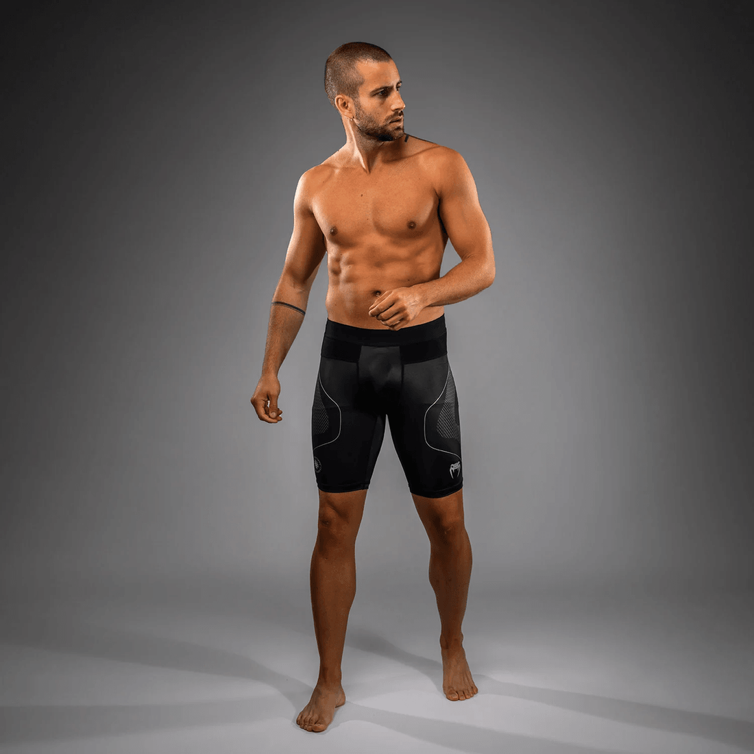Venum Nexus Vale Tudo Shorts - Black/Silver