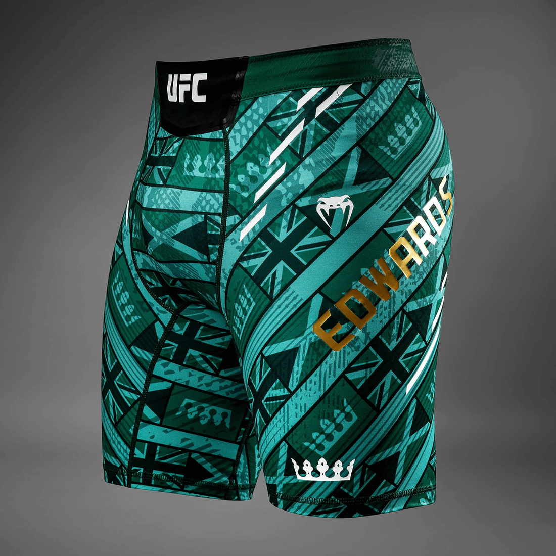 Men's UFC Unrivaled by Venum Green Leon Edwards Vale Tudo Short