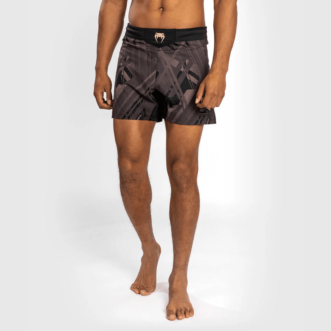 Venum Tecmo 2.0 Fightshort - Black/Brown