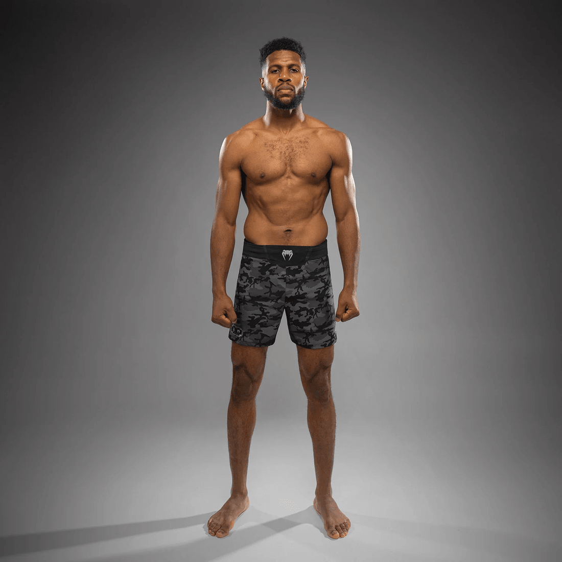 Venum x Polaris Fight Shorts - Black/Storm Grey