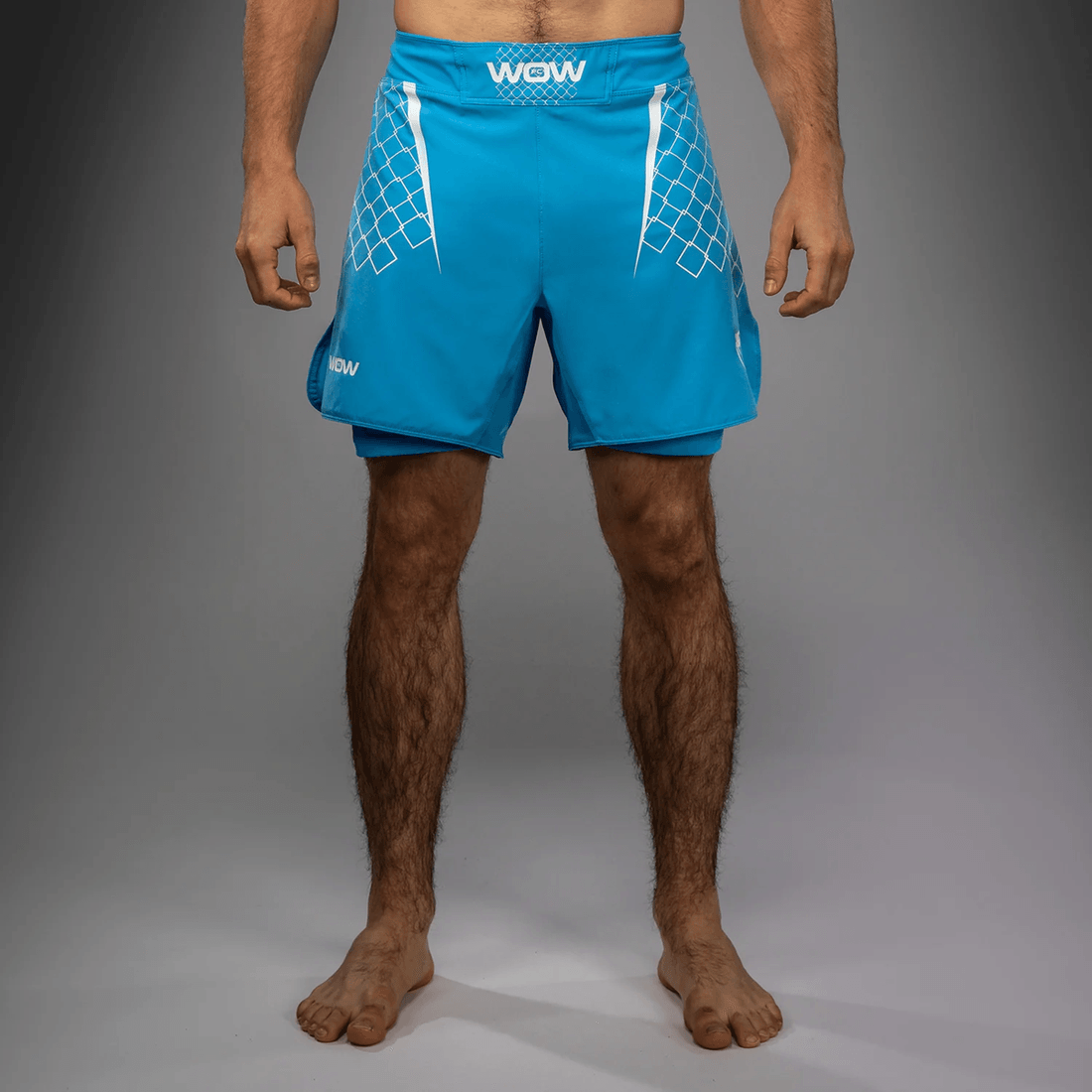 Venum x WOW FC Men’s Fight Shorts - Pacific Blue