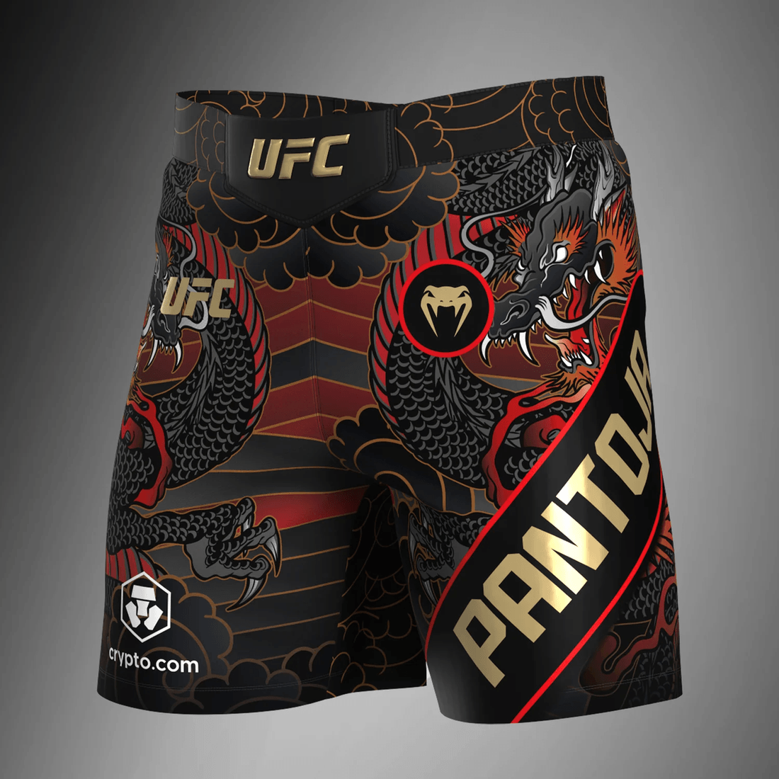 Men’s UFC Unrivaled by Venum Red Alexandre Pantoja Short fit Fight short