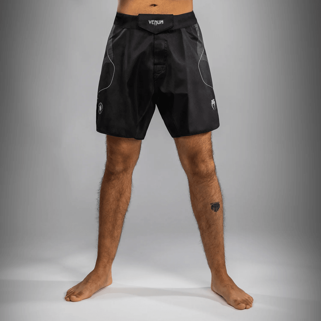 Venum Nexus Fight Shorts - Black/Silver