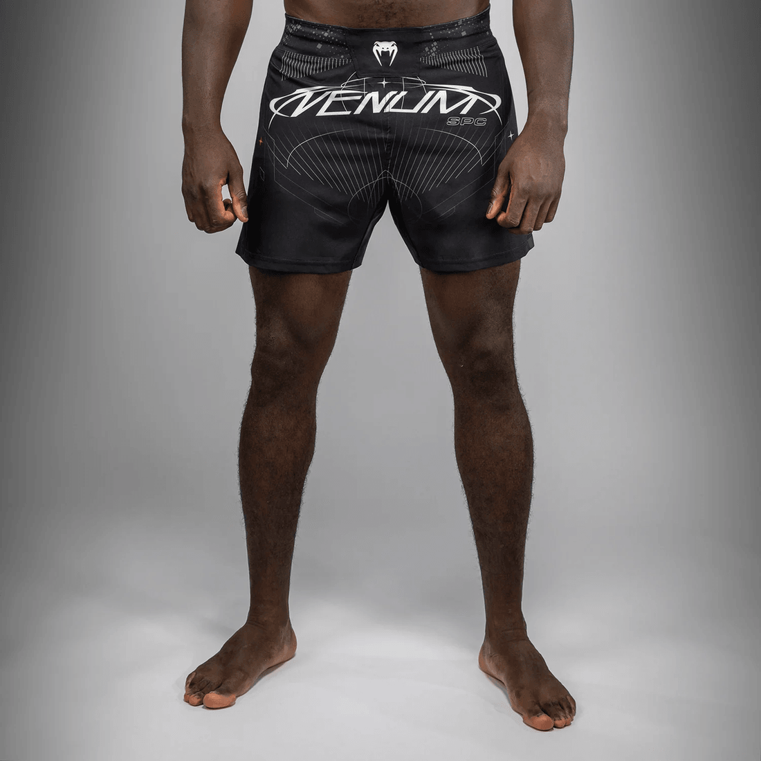 Venum Eclipse Fight Shorts - Black/Ivory